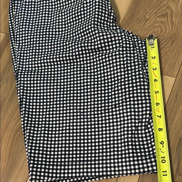 St. John's Bay Black and White Flat Front Shorts - Picture 8 of 8